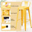 Tabouret de bar et de comptoir 30 po (ensemble de 4)-1025816067