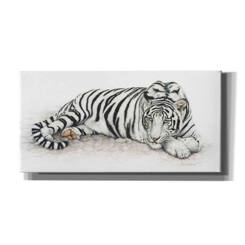 «Siberian Tiger» par Jan Henderson - impression sur toile tendue, H 12 po x l 24 po x P 0,75 po