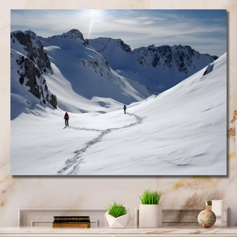 Winter Mountain Top IV, Toile tendue, H 30 po x l 40 po x P 1,5 po