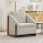 Fauteuil en tissu d'ameublement Chenille-713360131