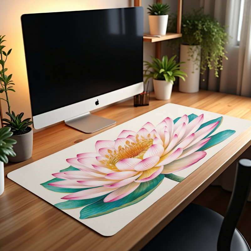 Polyester Desk Pad, 31.5x15.5
