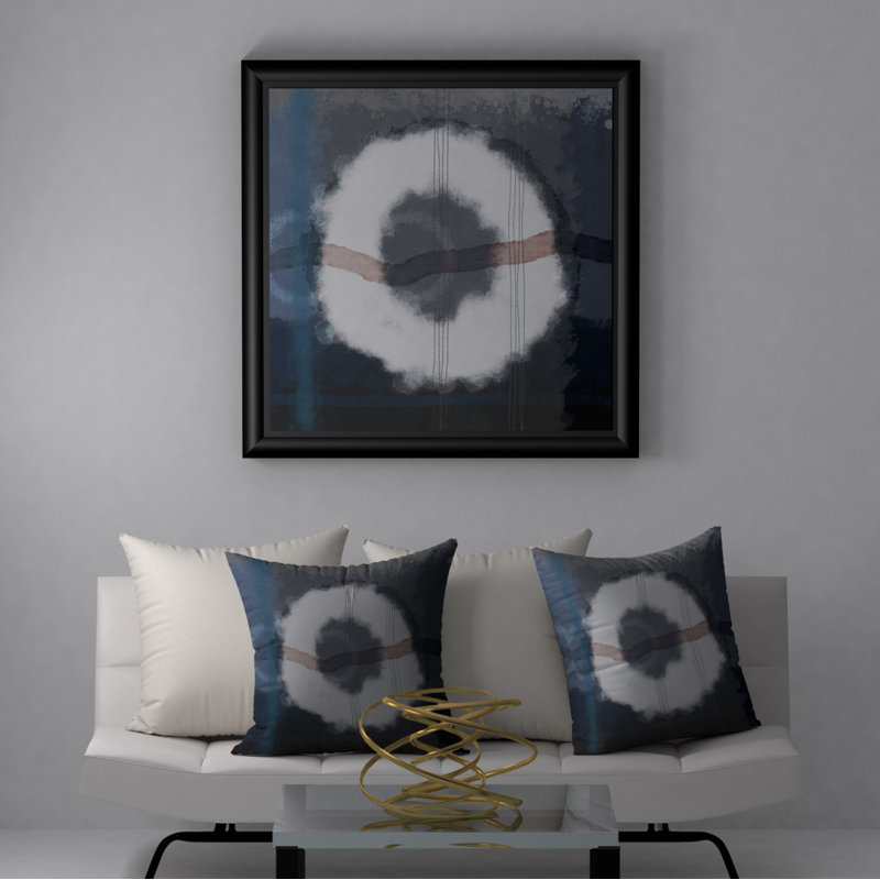 Housse et insert de coussin carré extatique, 24" X 24"