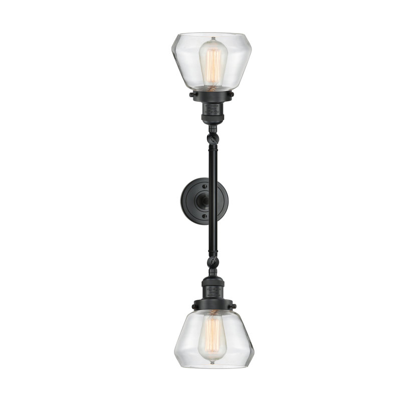 Chill 2 - Light Dimmable Vanity Light, Clear, Matte Black, Bulb Not Included