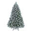 Arbre de Noël artificiel floqué avec support en métal-432941534