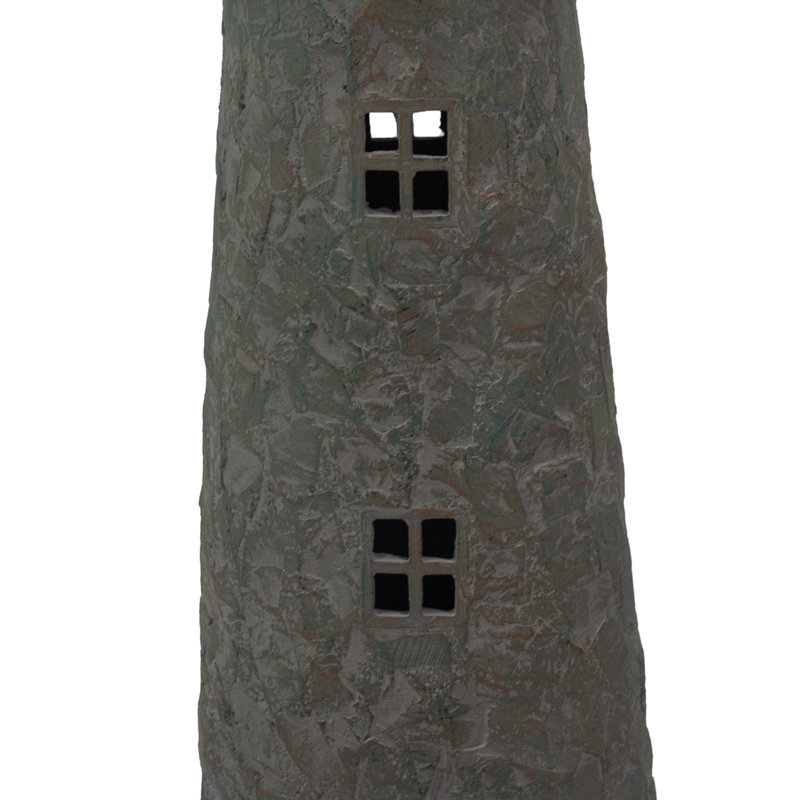 Phare solaire d'extérieur 35 po Cobblestone