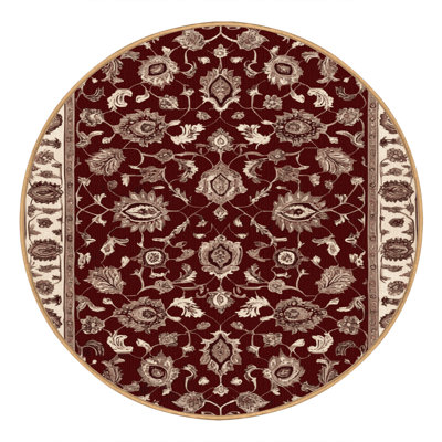 Machine Washable Tabriz Brown Area Rug