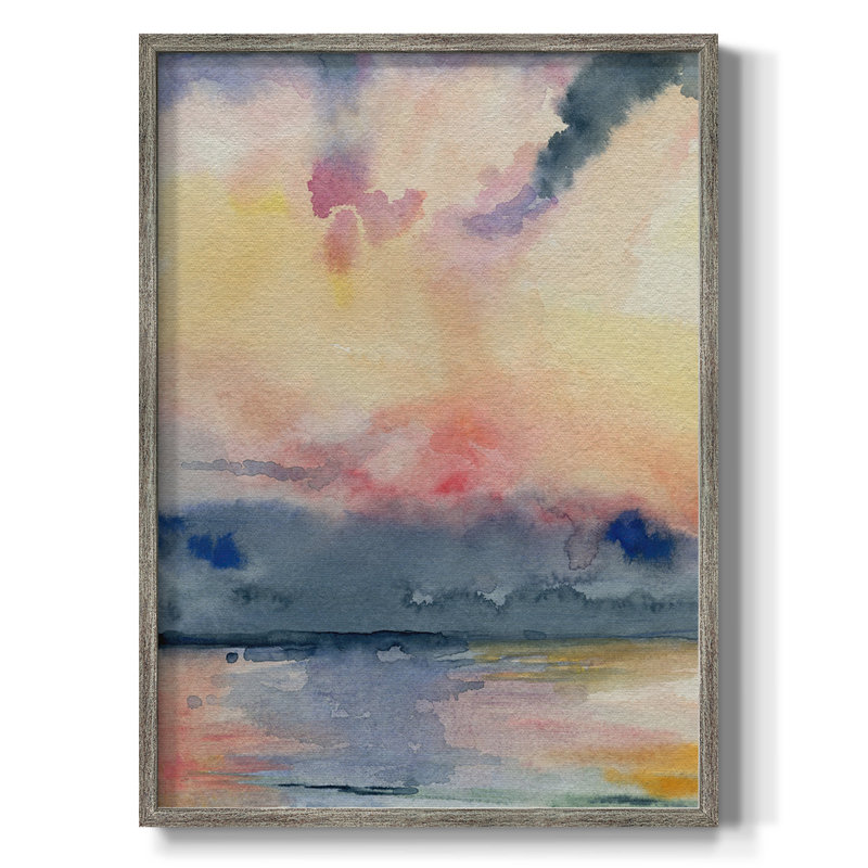 Prism Seascape II, reproduction encadrée - bois massif, H 11 po x l 9 po