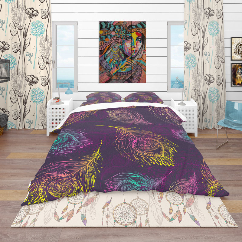 Ensemble de housse de couette sud-ouest, Housse de couette double / grand + 2 taies