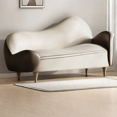 Fauteuil inclinable léger en similicuir de luxe