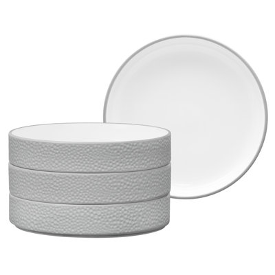 Noritake Colortex Stone Stax Deep Plates, 7 1/2", 12 Oz.