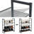 Hasson 25 Pair Stackable Shoe Rack-1404214856