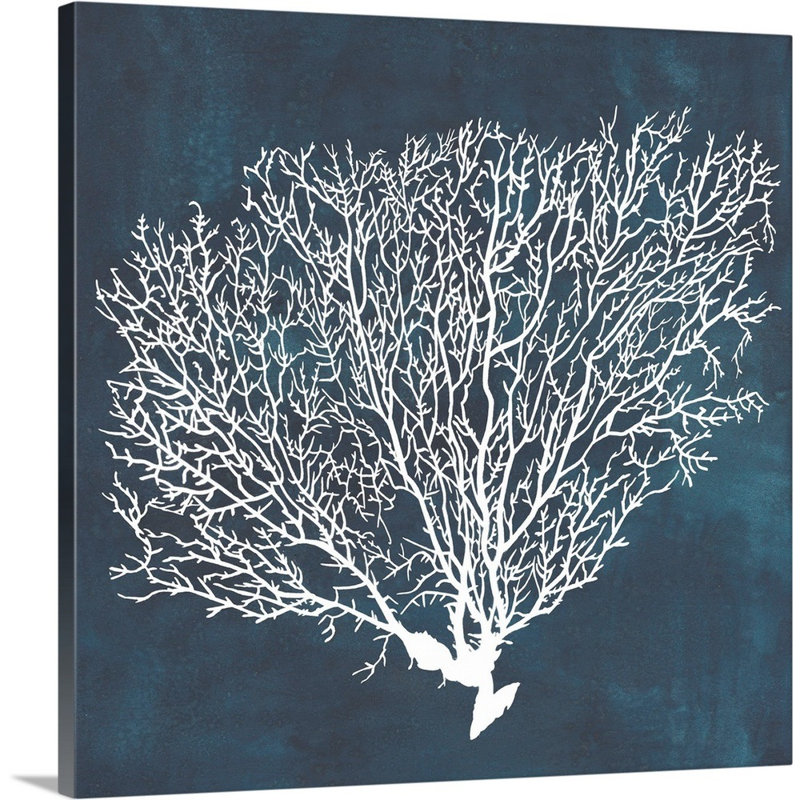 «Inverse Sea Fan II», art mural sur toile, Toile tendue, H 12 po x l 12 po x P 1 po