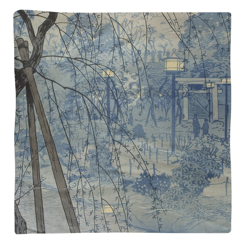 Kasamatsu Shiro Cotton Square Napkin, Blue