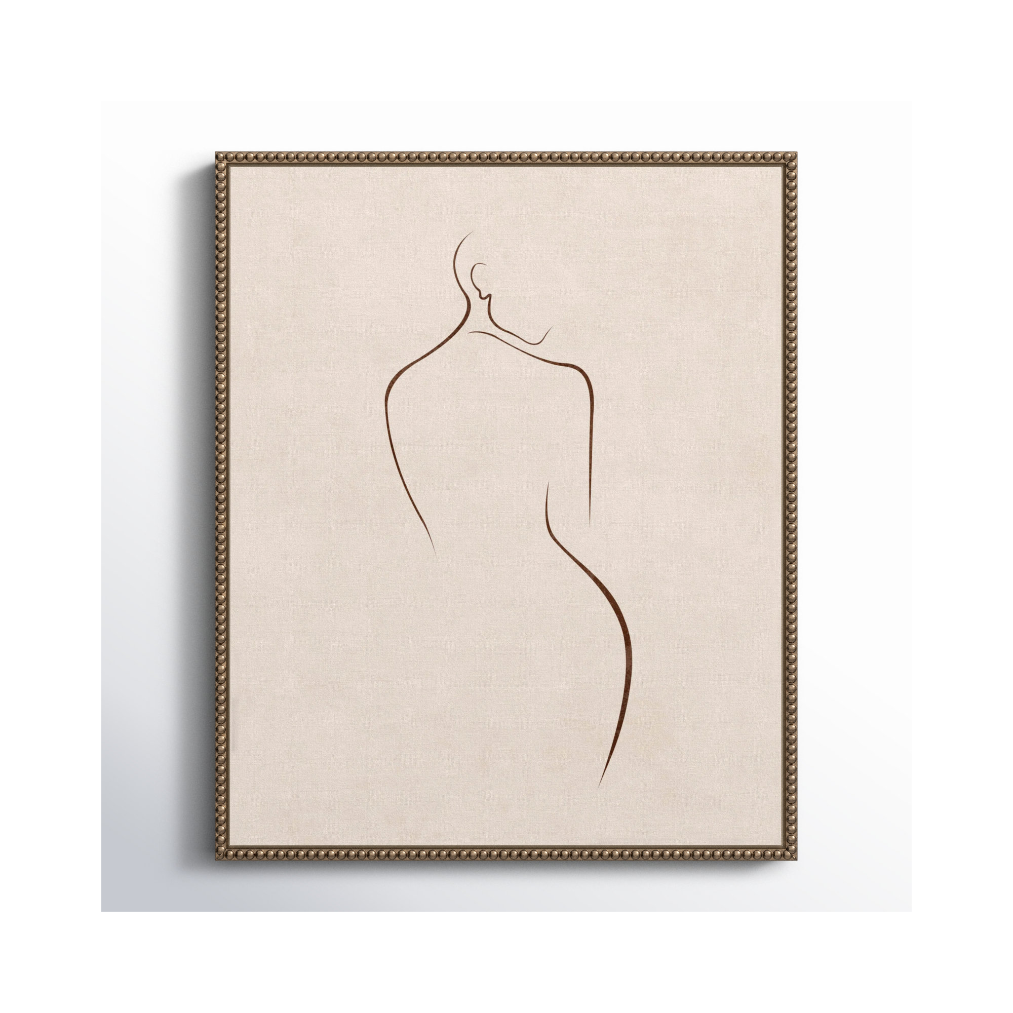Silhouette 45 by Emel Tunaboylu, 28" H x 23" W x 2" D