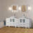  84" Double Bathroom Vanity Set with Mirror-23188991