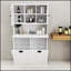 Grande armoire de salle de bain à deux compartiments inclinable et sale, parfaite pour le rangement organisé et l'esthétique moderne.