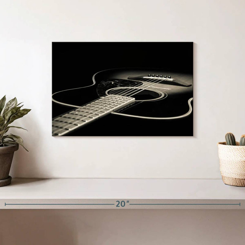 Guitare acoustique élégante Abarca, H 8 po x l 12 po