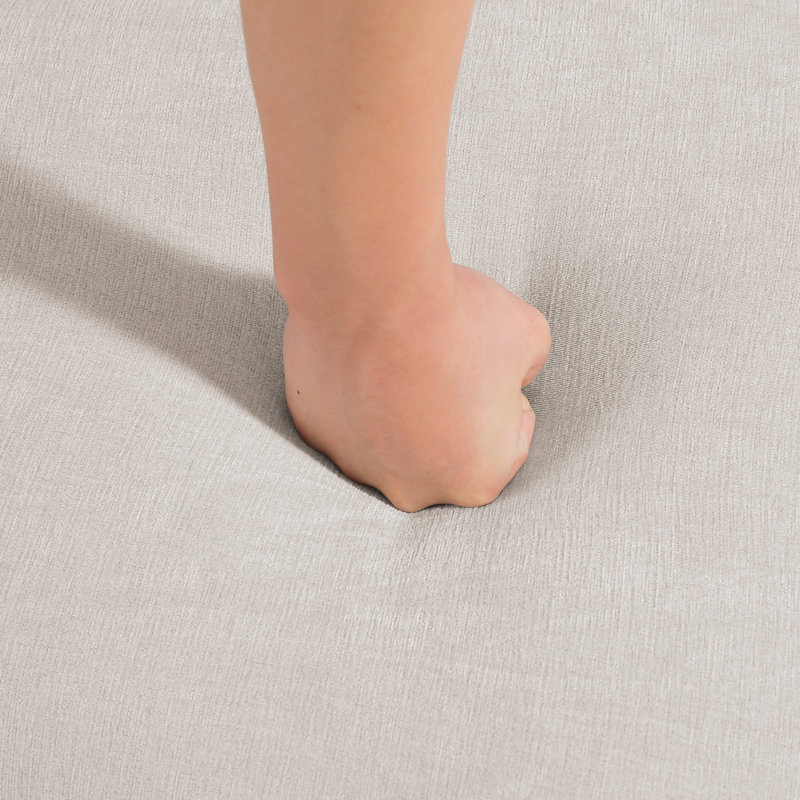 Repose-pieds triangulaire Caras, Sable pâle
