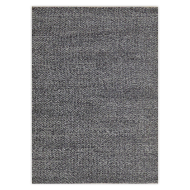 Jovan Solid Colour Wool Hand Woven Area Rug, Rectangle 200cm x 290cm