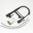 Kitchen Sink Faucet With Pull Down , Stainless Steel, Black, To Corrosion, Easy Operate Single Handle Ceramic Discs-1888189633