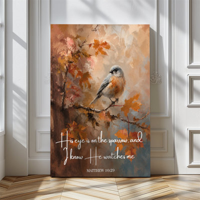 1pc, reproduction d'art sur toile encadrée, Christian Fall Bird