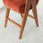 Mid-Century Upholstered Counter Bar Stool With Arms And Wooden Legs-1295954498