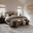 Area Rugs For Living Room, Non Slip Machine Washable Vintage Rugs, Low Pile Lightweight Chenille Print  Rug For Bedroom, Dining Room, Home Office, Light Taupe-1533920788