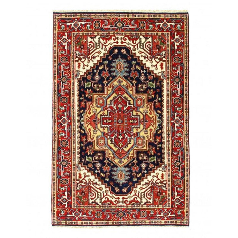 Lamphere Oriental Area Rug in Blue