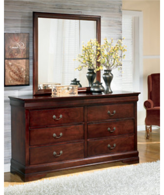 Commode et miroir Alisdair