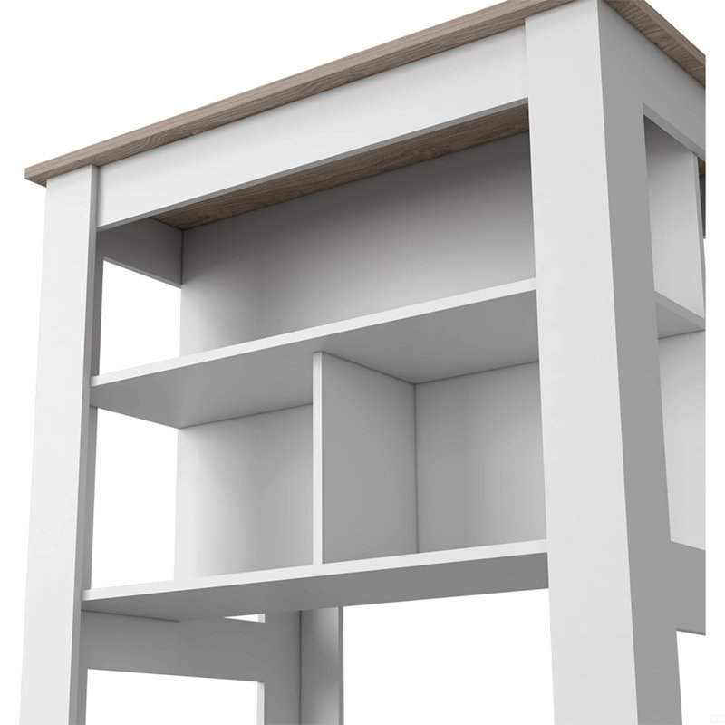 Kitchen Island Antibacterial Dozza, Three Shelves