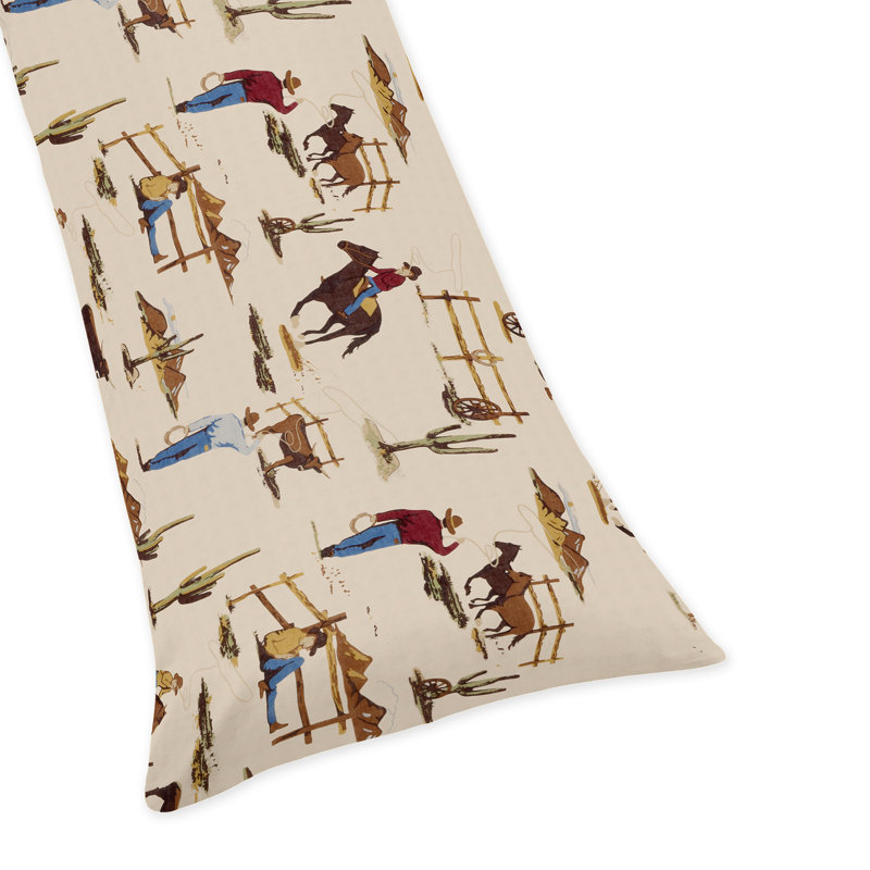 Étui de coussin cowboy body Wild West