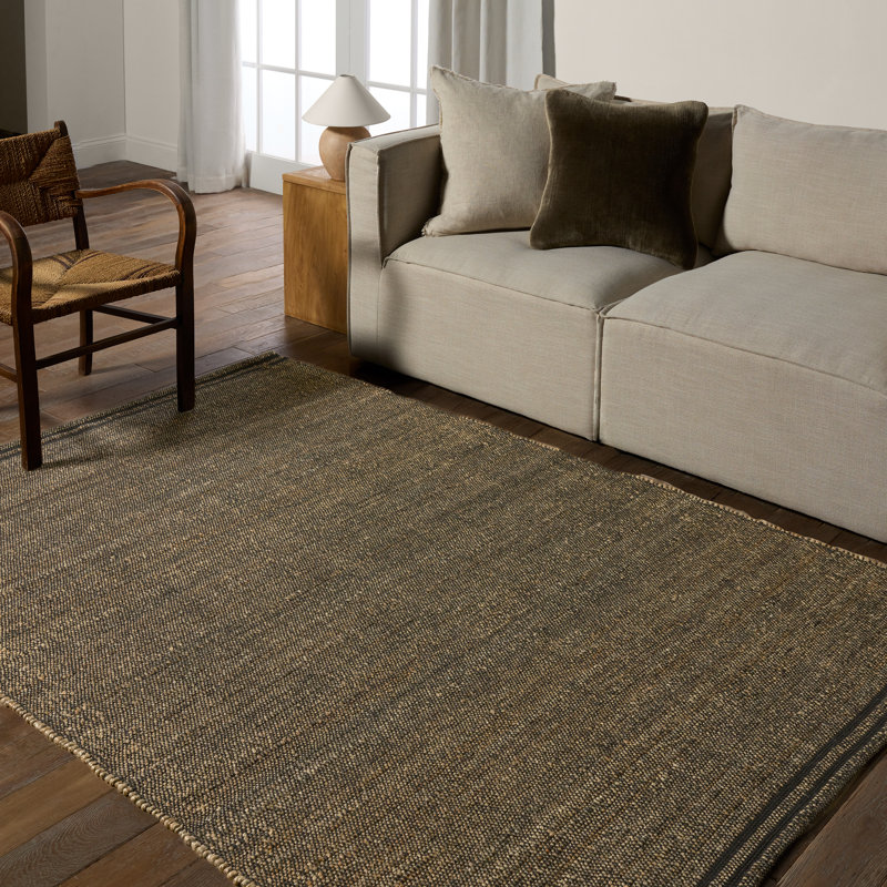 Tapis tissé à la main Gracie Oaks Naser, Rectangle de 5 pi x 8 pi