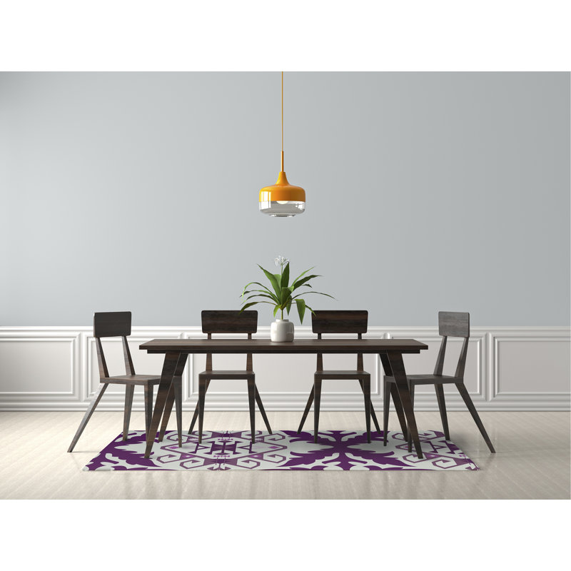 Chenille Ikat Indoor Rug, Rectangle 5' x 7'