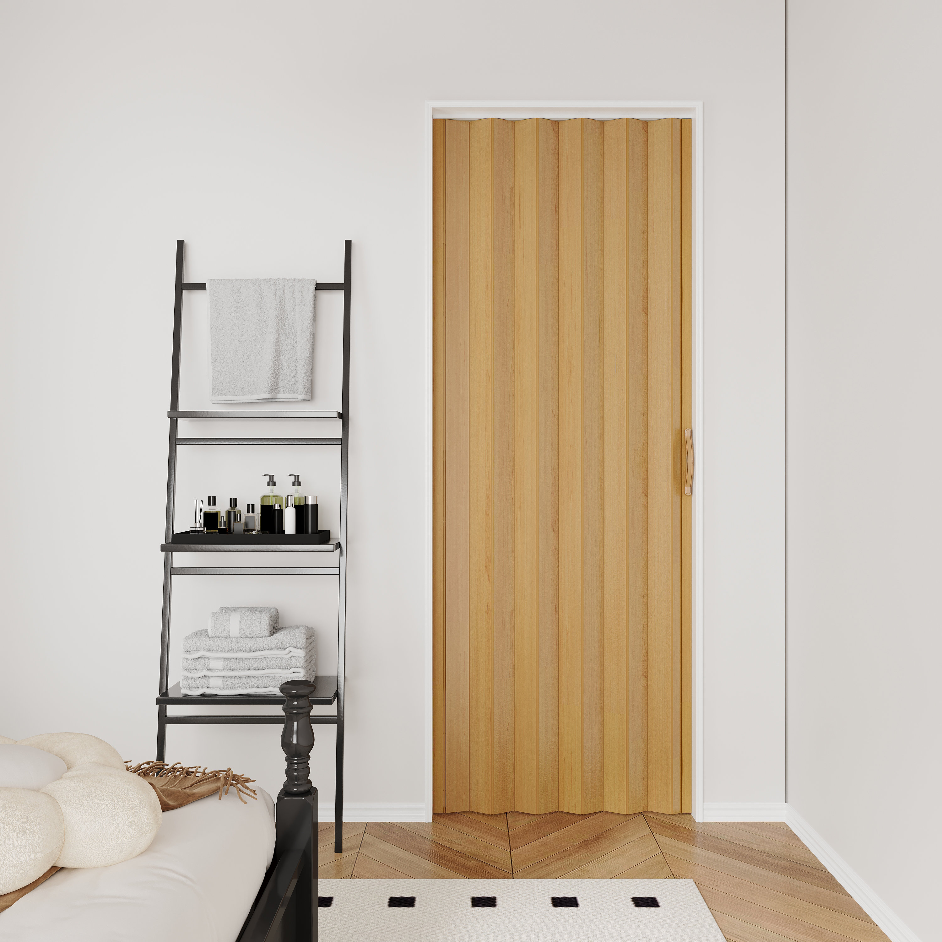 Win Stellar 36'' x 80'' Hollow Paneled Accordion Door Wayfair