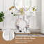 100cm Glass Top Console Table