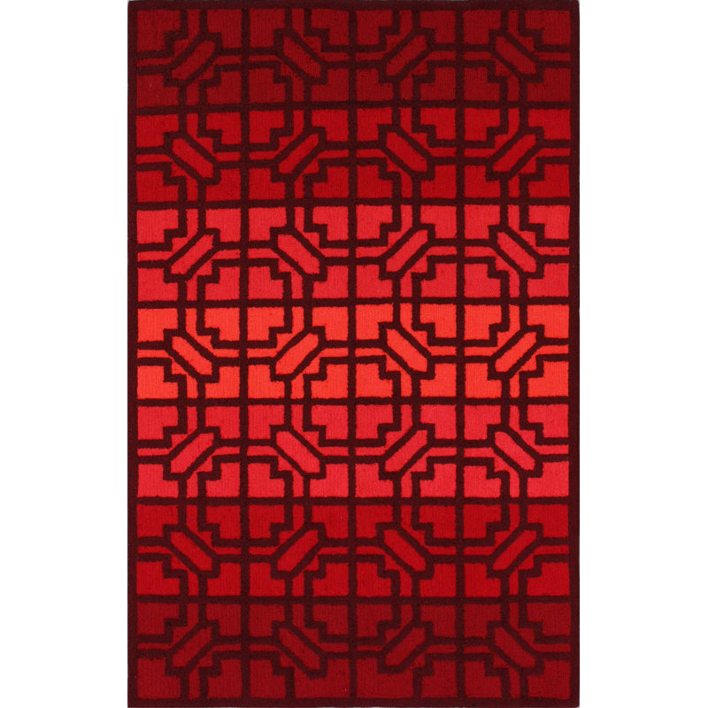Tapis rouge Wilbur, Rectangle 7 pi 6 po x 9 pi 6 po