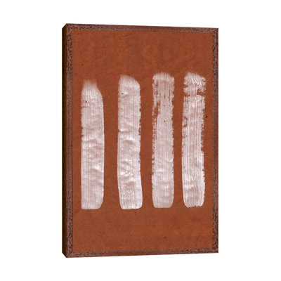 Cocoa Brush Strokes - Painting on Canvas