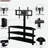 35.4 inch Multi-function TV Stand Height Adjustable Bracket Swivel 3-Tier