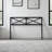Taylor Headboard, California King Headboard, Metal Headboard, Black Metal Headboard
