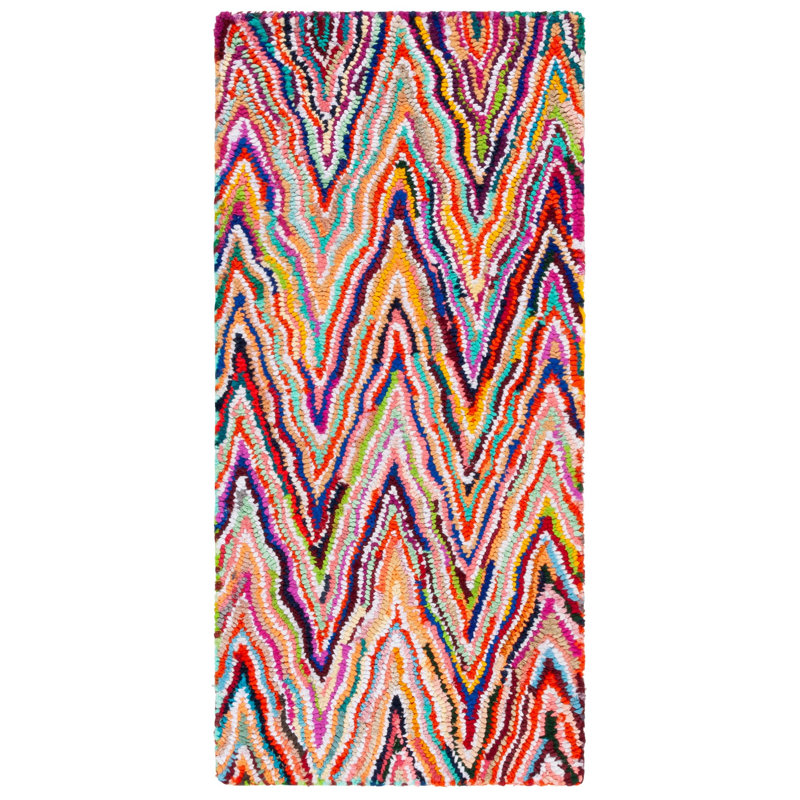 Anaheim Hand Tufted Performance Abstract Rug, Rectangle 2'3" x 5'