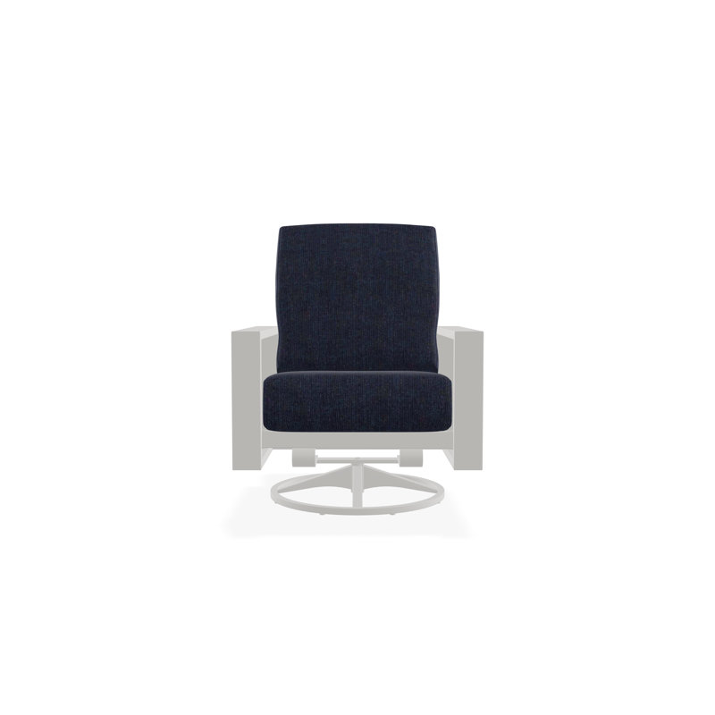 Larssen Outdoor Lounge Chair, Spectrum Indigo Sunbrella®, Snow