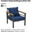 Ensemble de coussins d'extérieur à assise profonde, coussin d'extérieur, coussins de chaise d'extérieur-804379426-804379425