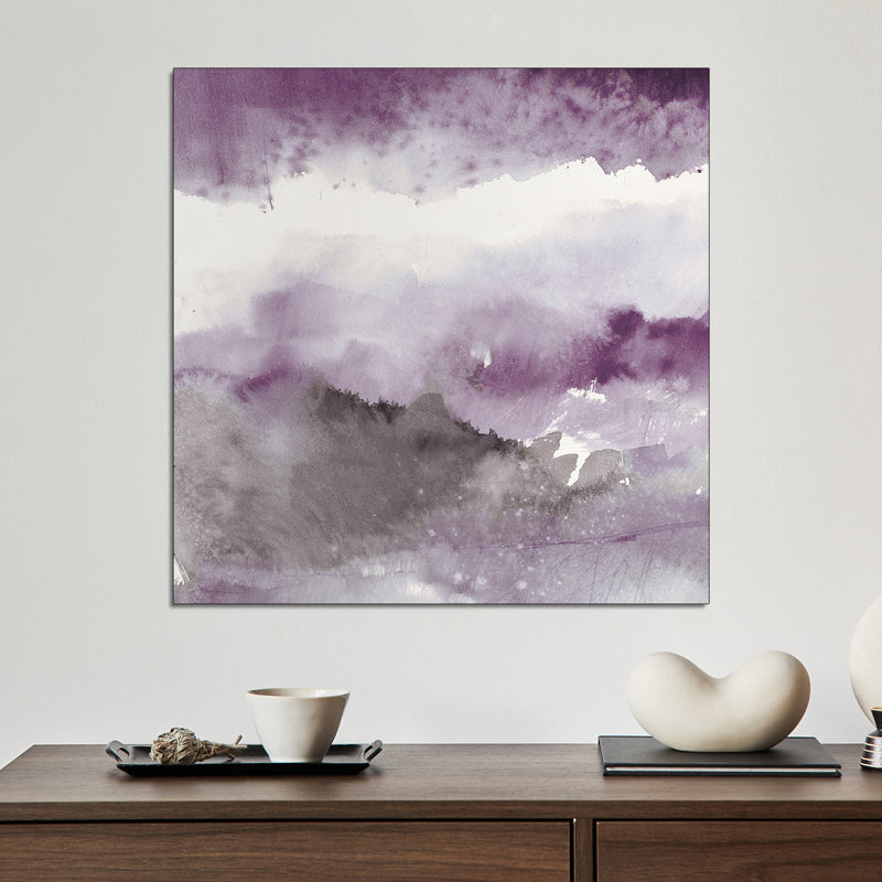 Reproduction d'art mural en métal sur toile "Stenightix" - Midnight At The Lake III par Mike Schick