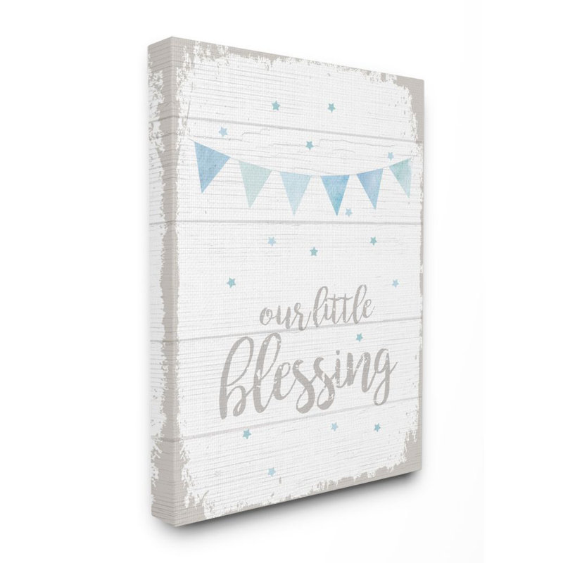 «Hannan Our Little Blessing Kids», art textuel, Toile tendue, H 36 po x l 48 po