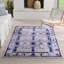 Tapis oriental bleu denim / bleu égéen Ade-22567620