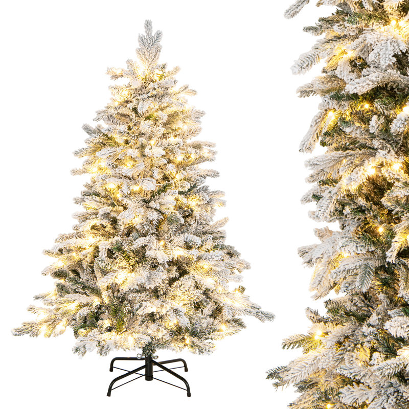 Lighted Artificial Christmas Tree, 4.4' H