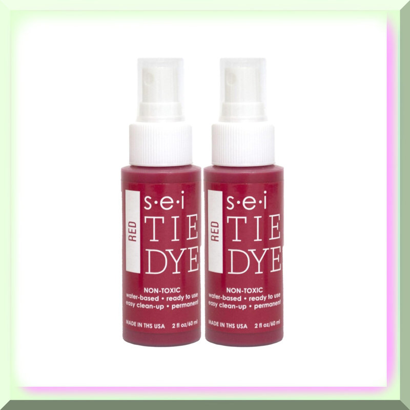Vibrant Fusion Fabric Spray Red Tie Dye 2oz 2 Pack