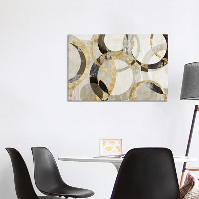 Overlaps by Tom Reeves - Wrapped Canvas Painting