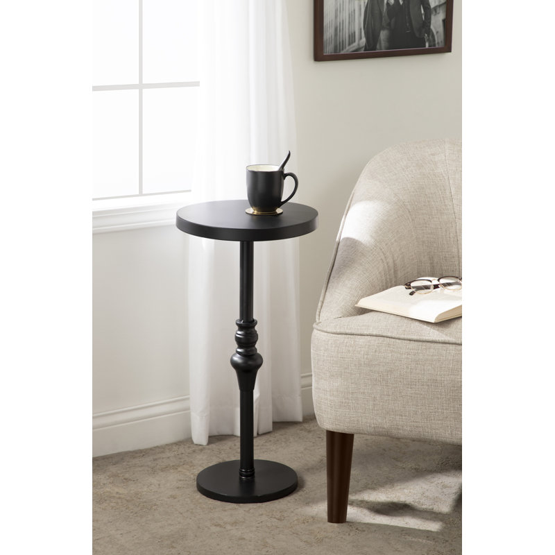 Table de bout haute 26 po Stratton, Noir