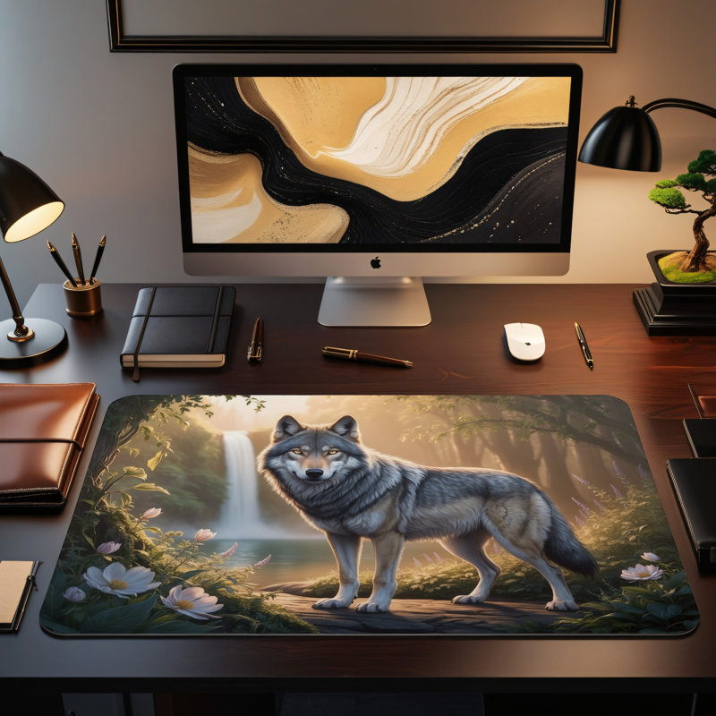 Polyester Desk Pad, 23.6x13.8